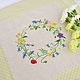 Napkins with hand embroidery 'Summer fragrance'. Swipe. d-gorochek. Online shopping on My Livemaster.  Фото №2
