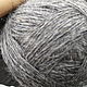 Grey-blue down yarn(goat down) on silk neck. Yarn. O.PUH. Online shopping on My Livemaster.  Фото №2