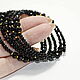 Черный браслет из кристаллов "Black and gold". Браслет из бусин. Beadsgemsflowers - Украшения для Вас. Интернет-магазин Ярмарка Мастеров.  Фото №2