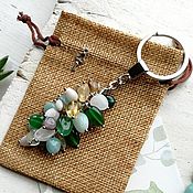 Сумки и аксессуары handmade. Livemaster - original item Keychain amulet made of natural stones for keys. Handmade.