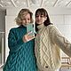  Женский свитер оверсайз молочного цвета унисекс на заказ. Свитеры. Kardigan sviter - женский вязаный свитер кардиган. Ярмарка Мастеров.  Фото №4