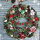 Christmas wreath 'Toys' 50 cm, Wreaths, Kazan,  Фото №1