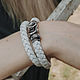 Leather Snake Bracelet | Nickel Silver. Braided bracelet. totemicashop. Online shopping on My Livemaster.  Фото №2