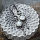 Серьги серебро, латунь и жемчуг. Серьги классические. Miss Tiffany jewelry (Леся). Ярмарка Мастеров.  Фото №6