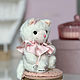Котенок тедди коллекционный. Тедди Зверята. MyTeddyStore. Ярмарка Мастеров.  Фото №6