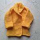 Order Knitted cardigans for a child 'you are my sun!. vyazanaya6tu4ka. Livemaster. . Childrens cardigan Фото №3