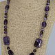 Necklaces of amethyst and Topaz ' Quartz Duo'. Necklace. Magic box. My Livemaster. Фото №6