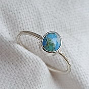 Украшения handmade. Livemaster - original item A turquoise ring.. Handmade.