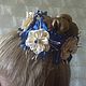 elegant scrunchie for bun. Hairpins and elastic bands for hair. handmade from Natalia Biryukova. Online shopping on My Livemaster.  Фото №2