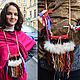 Заказать Шаманская сумочка для амулетов с белым мехом. ShamanEthnoShop. Ярмарка Мастеров. . Классическая сумка Фото №3