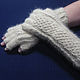 Women's knitted fingerless gloves Baked milk. Mitts. Warm Yarn. Online shopping on My Livemaster.  Фото №2