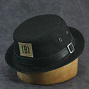 Аксессуары handmade. Livemaster - original item Summer cotton pork pie hat PPH-41. Handmade.