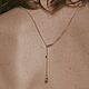 Цепочка из серебра с регулировкой (110см). Цепочка. Burdo jewels. Интернет-магазин Ярмарка Мастеров.  Фото №2