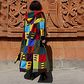 Одежда handmade. Livemaster - original item Coat: women`s lined coat Boho Peru. Handmade.