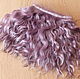 Tress for doll hair (lavender) from the Angora goat breed hand-made Hair for the dolls Curls Curls for doll Hair for dolls to buy Handmade Fair Masters
