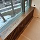 Подоконник и экран на батарею из дуба. Полки. WOOD LOFT (woodloftmsk). Интернет-магазин Ярмарка Мастеров.  Фото №2
