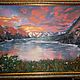 oil painting landscape sunset 50/70 'at sunset'. Pictures. Russian Oil Paintings. Online shopping on My Livemaster.  Фото №2