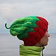 Вязаная шапка АРБУЗ 2.0. Шапки. NASHApka. Ярмарка Мастеров.  Фото №4
