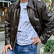 Куртка из кожи питона, Верхняя одежда мужская, Москва,  Фото №1
