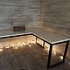 Заказать Угловой стол  из массива сосны в стиле лофт № 110. Мастерская LOFT. Ярмарка Мастеров. . Столы Фото №3