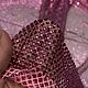 Заказать Ткань сетка со стразами розовая фуксия Haute Couture,Франция. ТКАНИ OUTLET. Ярмарка Мастеров. . Ткани Фото №3