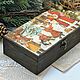 Order Box Santa Claus and kids decoupage array. Studio Villa-Oliva. Livemaster. . Box Фото №3