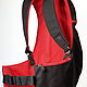Black Red Anatomic Backpack. Backpacks. Lollypie - Modiste Cat. Online shopping on My Livemaster.  Фото №2