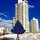 Пальто синее,пальто демисезонное,пальто дизайнерское, Пальто, Москва,  Фото №1