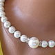 Order Pearl necklace 'From the Sea foam....'. Rimliana - the breath of the nature (Rimliana). Livemaster. . Necklace Фото №3