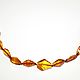 Long beads 'Crystals' made of natural amber. Beads2. podaro4ek22. Online shopping on My Livemaster.  Фото №2