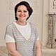 АЛЕКС, топ-сетка из вискозы с люрексом. Кофты-сетки. Ольга Аракелова (OlgaArakelova). Ярмарка Мастеров.  Фото №5