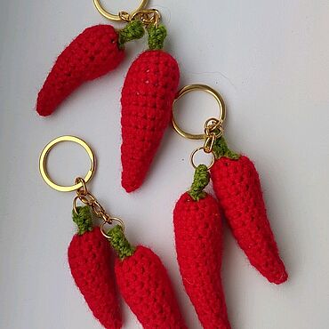 Сумки ручной работы. Ярмарка Мастеров - ручная работа Перчики брелок, обвес. Handmade.