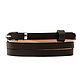 Black leather belt, Straps, Moscow,  Фото №1