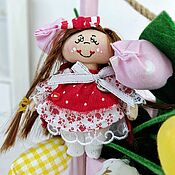 Текстильные куклы ручной работы, кукла тильда, интерьерная кукла