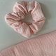 НАТУРАЛЬНАЯ РЕЗИНКА ДЛЯ ВОЛОС ИЗ НЕЖНОГО МУСЛИНА. Бант для волос. Love Linen - Эстетика белья. Ярмарка Мастеров.  Фото №6