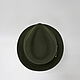 Tyrolean hat with feathers. Color dark olive. Hats1. Exclusive HATS. LANA ANISIMOVA.. My Livemaster. Фото №5