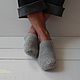 Woolen knitted a deal / men's. Slippers. Valentina. Online shopping on My Livemaster.  Фото №2