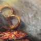 Картина маслом голландский натюрморт «Натюрморт с раками и брецелем». Картины. Григорьева Наталья (nvgri). Ярмарка Мастеров.  Фото №6