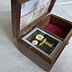 Order Music box for jewelry and rings made of walnut. musiccraftbox. Livemaster. . Musical souvenirs Фото №3