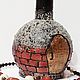 Бутылка с росписью Зимний домик. Бутылки. Милые подарки = Lovely gifts (Мила). Ярмарка Мастеров.  Фото №6