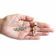 Rose quartz pendant, Silver quartz pendant on a chain. Pendants. Irina Moro. My Livemaster. Фото №5