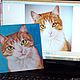 Painting cat Portrait of a cat Portrait by photo Oil on Canvas. Pictures. matryoshka (azaart). My Livemaster. Фото №6