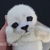 Куклы и игрушки handmade. Livemaster - original item Stuffed toys: Snowball Seal. Handmade.