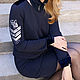 Spring dress dark blue, tight dress sports chic. Dresses. Lara (EnigmaStyle). Online shopping on My Livemaster.  Фото №2