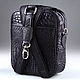 Order Men's shoulder bag made of genuine crocodile leather IMA0536B5. CrocShop. Livemaster. . Men\'s bag Фото №3