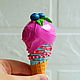 Blueberry ice cream. Dummy. Stuffed Toys. florist_lyudmila. Online shopping on My Livemaster.  Фото №2