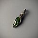 Кулон с хромдиопсидом. Кулон. Snow Jewelry. Ярмарка Мастеров.  Фото №4