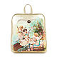 Women's flat leather backpack ' Song of angels', Classic Bag, St. Petersburg,  Фото №1