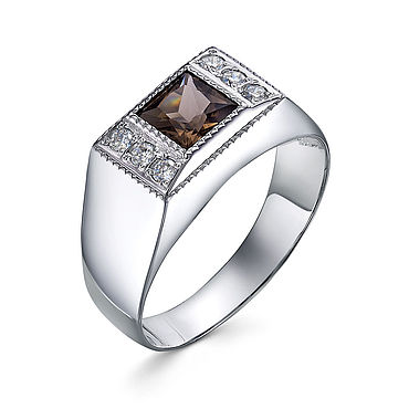 Украшения ручной работы. Ярмарка Мастеров - ручная работа Перстень с раухтопазом (камень на выбор), Артикул КМ-05_5, серебро 925. Handmade.