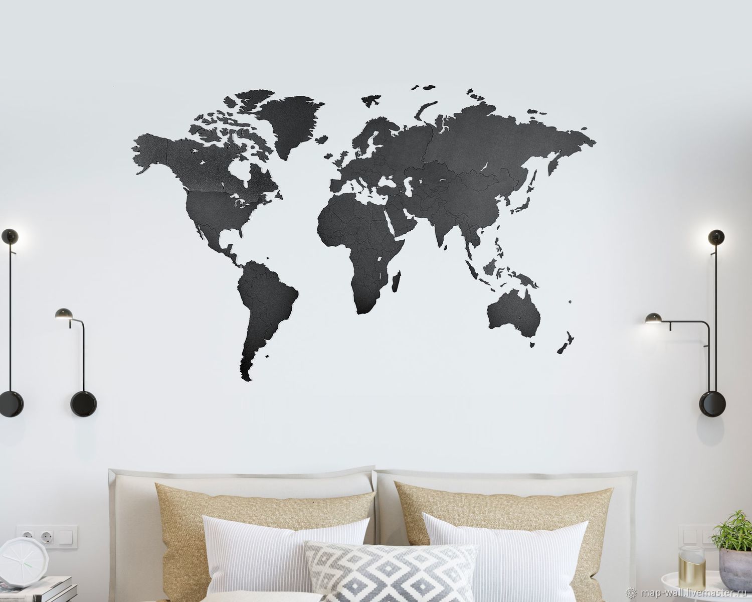 World Map Wall decoration 130см 78см